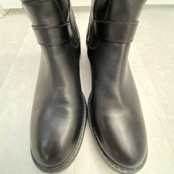 BLONDO Sylvia Dress Black Leather Waterproof Tall Riding Boots 6.5 - Picture 8 of 15